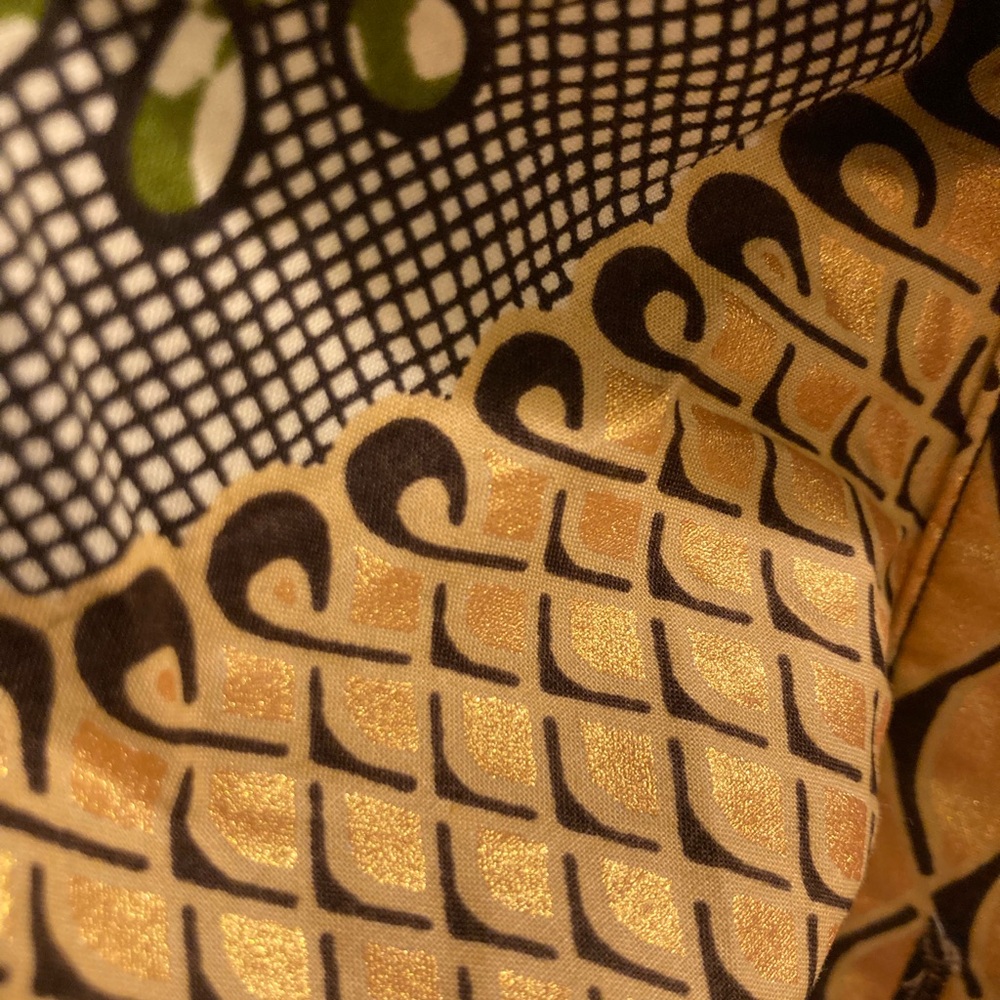 African inspired from DC boutique, vibrant gold and black Jacket Dress XL NWOT - Picture 6 of 10